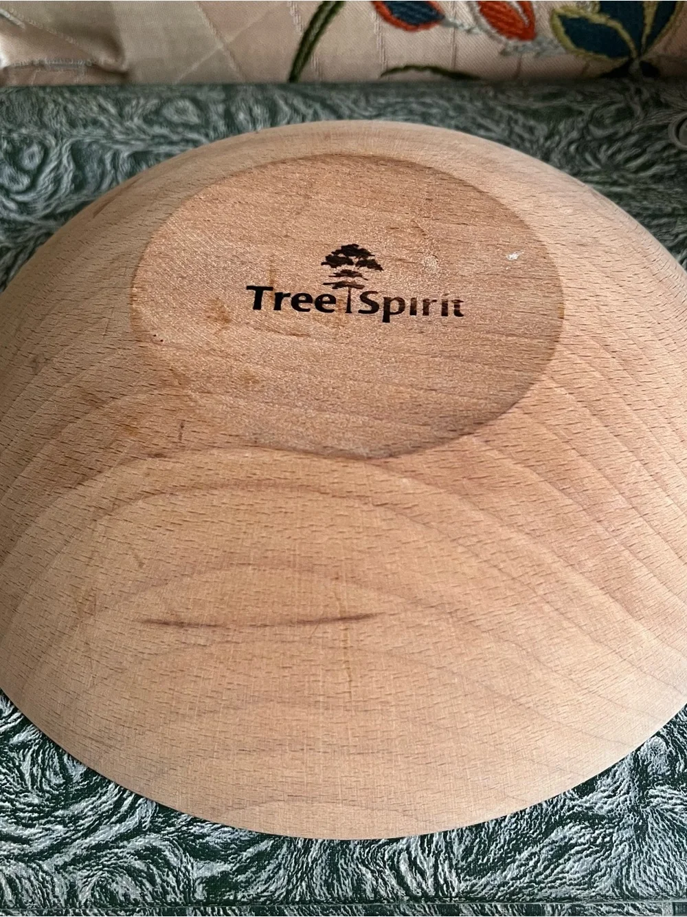 Set of 2 Tree Spirit wooden bowls 7”